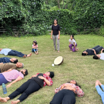 spiritual retreat in the Himalayas