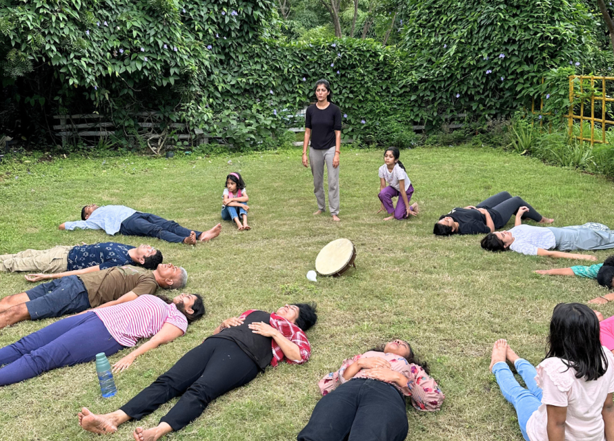 spiritual retreat in the Himalayas